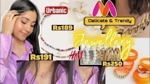 '*AFFORDABLE* Myntra Dainty Jewellery | Trendy & Delicate Chokers, Earrings & More | Renigraphy'