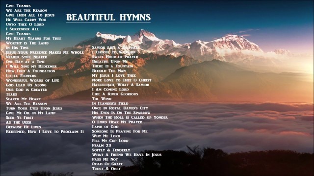 'Beautiful Instrumental Gospel & Hymns! 55 Playlist - Various Artists.'