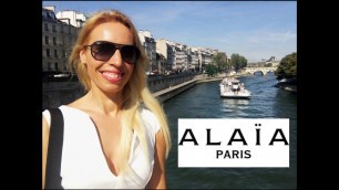 'FROM FASHION TO DRAWINGS IN PARIS & LA MAISON AZZEDINE ALAIA (VLOG)'