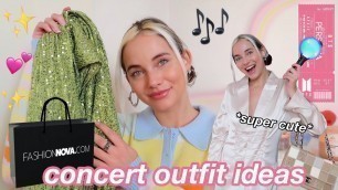'concert outfit ideas ~super cute concert lookbook 2022 ~ ft Fashion Nova'