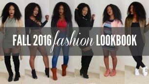 'Fall 2016 Fashion Lookbook'
