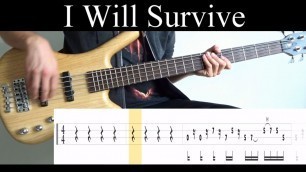 'I Will Survive (Cake) - Bass Cover (With Tabs) by Leo Düzey'