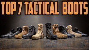 'Best Tactical  Boots 2021 - Top 7 Most Comfortable Tactical  Boots For Combat, Military & Hunting'