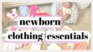 'How many clothes do you ACTUALLY need for your baby? | Newborn Capsule Wardrobe (0-3 Months)'