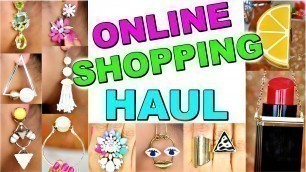 'BIG Online Shopping Haul | Trendy Fashion Jewelry Handbags | ShrutiArjunAnand'