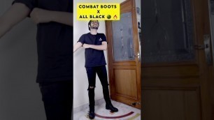 'Combat Boots X All Black 