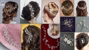 'Trendy Fashion!!.. Hair Accessories For Different Hairstyle #DIYJewelry #GirlsDIY'
