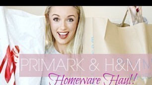 'Primark & H&M Autumn 2015 Homeware Haul!  |  Fashion Mumblr'