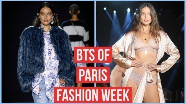 'Paris Fashion Week VLOG 2019! Backstage, BTS + More | Emily DiDonato'