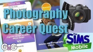 'The Sims Mobile- Photography Career Quest'