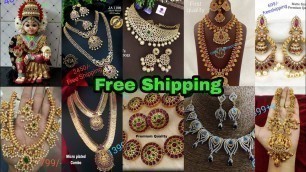 'Imitation jewellery@fre shipping|Single jewellery Courier available|Latest trendy Collections|BSmart'