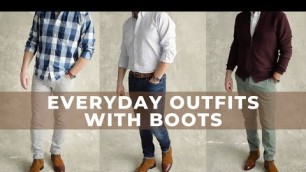 'Everyday Outfits With Boots | Men\'s Style And Outfit Inspiration'