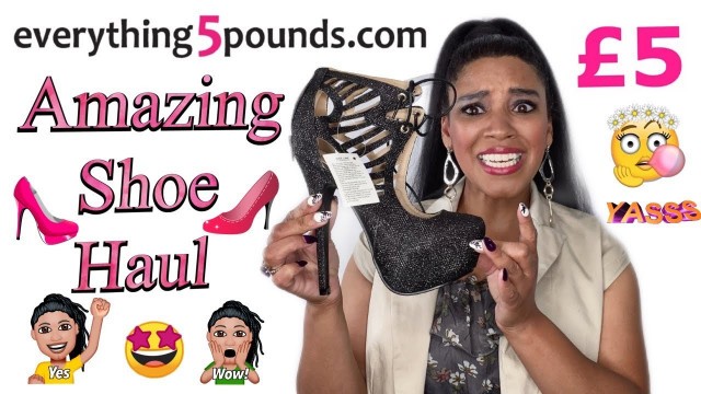 AMAZING everything5pounds Shoe Haul! Unbelieveable Affordable Heels!