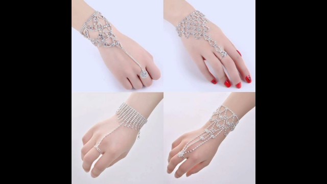 'Trending !! Finger Rings Bracelet ll TOP 25 Hand Jewellery Bracelets!! Bridal Fashion Jewellery :'