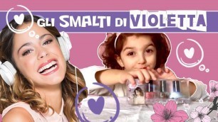 'Violetta smalti  per bambine fashion - nails art for baby'
