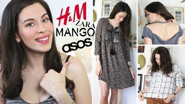 'HAUL +Anprobe: H&M, ZARA, Mango, ASOS - SALE!! | SOMMER TRENDS 2015 | TRY-ON | Boho Fashion'