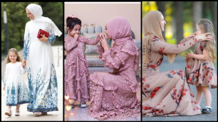 'Muslim Moms & Baby Outfits Styling-Girlls hijab Style & Hijab Fashion Idea\'s'