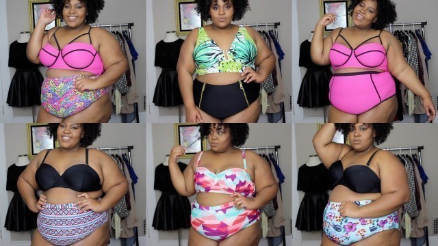 '\"Plus Size\" Bikini Haul + Try-On | AFFORDABLE SWIMSUITS | Spring/Summer 2016 Swimwear'
