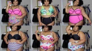 '\"Plus Size\" Bikini Haul + Try-On | AFFORDABLE SWIMSUITS | Spring/Summer 2016 Swimwear'