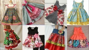 'Latest Trendy Printed Baby Frock Design Collection 2022 | Fashion With Meerub'