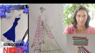 'Fashion design drawings#my best drawings'