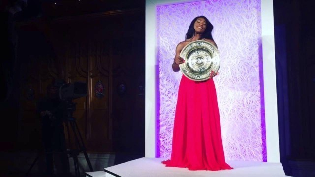 'Serena Williams and Andy Murray arrive at The Champions\' Dinner 2016'