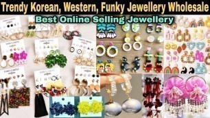 'Latest Collection of Korean, Funky, Western Earrings | Trendy Jewellery Wholesale | Online Jewelry'