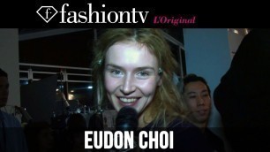 'Eudon Choi Fall/Winter 2014-15 Backstage | London Fashion Week LFW | FashionTV'