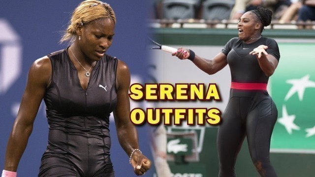 'Serena Williams Outfits throughout the years'