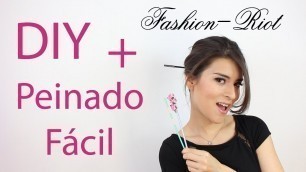 'DIY Crea unos lindos palillos chinos para el cabello  | Fashion Riot'