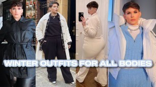 'CASUAL WINTER OUTFITS For ALL Bodies ❄️ |Fashion Nova Curve Lookbook'
