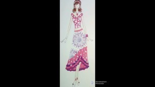'creative fashion illustration part2 #drawings of dreamy dresses #shorts'