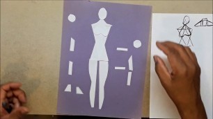 'The Paper Doll Drawing Technique'