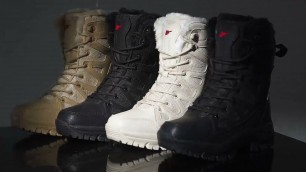 'Leather combat boots for men and women; Military boots; Winter outdoor winter boots; Tactical boots'