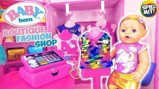 'Baby Born BOUTIQUE FASHION SHOP - Puppen Kleidung shoppen im eigenen coolen Modegeschäft *Werbung'