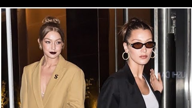 'Gigi and Bella Hadid Do Twinning Red Carpet Style at Serena Williams’s Premiere for HBO'