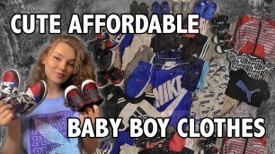 'TOP FAVORITE PLACES I SHOP FOR CUTE & AFFORDABLE BABY BOY CLOTHES 2021 | NIKE, JORDAN, ADIDAS, PUMA'