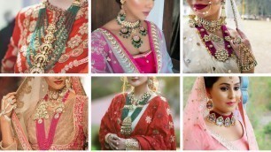 '50+ Trendy Contrasting Jewellery Ideas - Style up with Matching Jewellery For Lehenga'