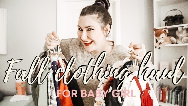 'BABY GIRL FASHION HAUL FALL 2020| SO MANY CUTE CLOTHES |SO VERYY VERONICA'