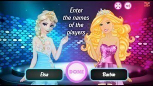 'Elsa vs Barbie Fashion Contest 2 game play + link to play free No ads video!'