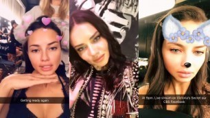 Adriana Lima | Snapchat Story | 28 November 2017 [Victoria Secret Fashion Show 2017]