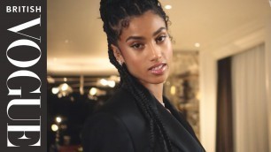 'Model Imaan Hammam Gets Ready For The Fashion Awards With Vogue | British Vogue'