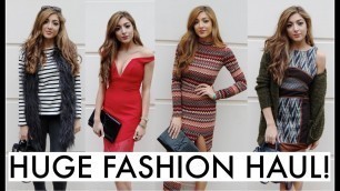 'HUGE AUTUMN FASHION HAUL + TRY ON 2015! | ASOS, Topshop, Zara & More! | Amelia Liana'