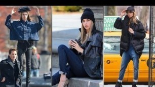 'Cara Delevingne DKNY Photo Shoot in NYC Behind the Scenes | Fashion Flash'
