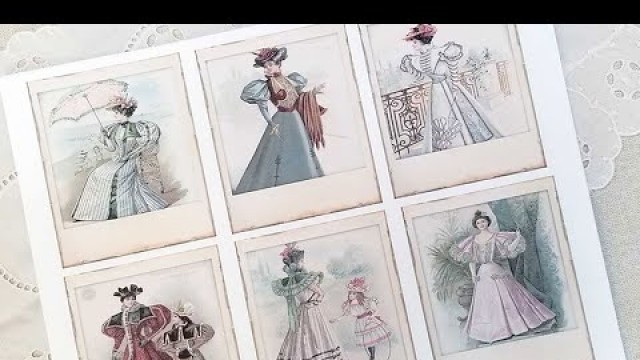 'Victorian Fashion Polaroids  ~ New Digital Collection & Some Ephemera Examples'