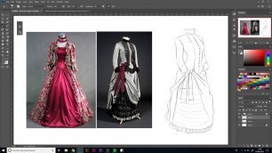 '06/10 Female Clothing — Illustration: Design Victorian Era Characters'