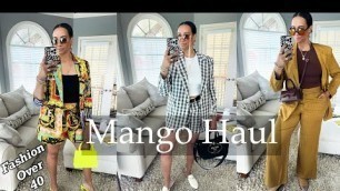 'MANGO TRY ON HAUL SPRING/SUMMER 2022 | Fashion Over 40 | by Crystal Momon'