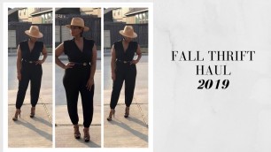 'Fall thrift haul 2019 | Fashion for women over 40'
