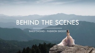 'Behind the scenes of a fashion shoot with Sails Chong'