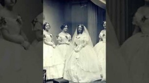 'Victorian era wedding dresses || 19th century || fashion history || 1800s'